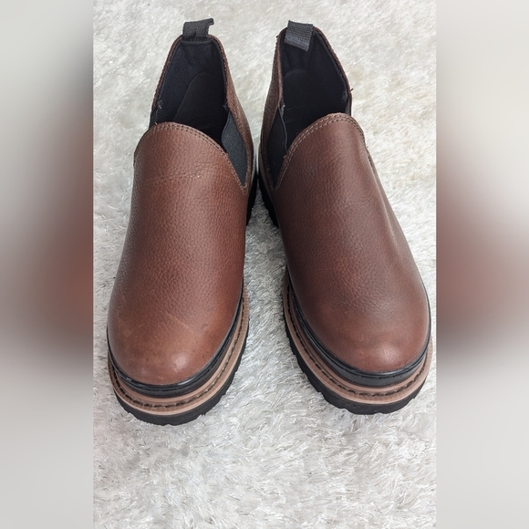 Western Chief Mans Work Shoes Boots Leather Comfort Slip-On Casual Size 9 - Picture 9 of 11